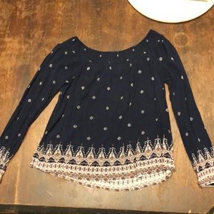 Off the shoulder blouse